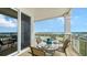 Relax and enjoy the beautiful water views from the comfort of this condo's spacious private balcony at 2050 Benjamin Franklin Dr # A1001, Sarasota, FL 34236
