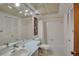 Traditional bathroom with a tub/shower and ample lighting at 2505 Beneva Rd # 3, Sarasota, FL 34232