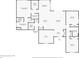 Detailed floor plan of a single-Gathering home showcasing the layout of the bedrooms, bathrooms, and living spaces at 507 W Cashew, Punta Gorda, FL 33955