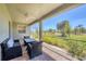 Screened lanai with comfortable seating, providing an ideal space for relaxation and outdoor enjoyment at 507 W Cashew, Punta Gorda, FL 33955