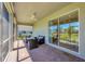 Relaxing screened patio with comfortable seating and beautiful backyard views at 507 W Cashew, Punta Gorda, FL 33955