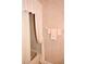 Bathroom with a shower-tub featuring neutral tile and a white shower curtain at 6505 Stone River Rd # 306, Bradenton, FL 34203