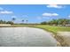 Golf course view of fairway and water hazard at 6637 Taeda Dr, Sarasota, FL 34241