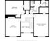 Second floor floorplan shows the layout of the office, bedrooms and bathrooms at 7401 S Gator Creek Blvd, Sarasota, FL 34241