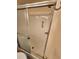 Shower with a sliding door and shower head at 808 53Rd E Ave # 273, Bradenton, FL 34203