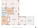 Detailed floor plan of a house showcasing the layout, including screened porch at 8798 Herbison Ave, North Port, FL 34287
