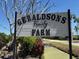 Sign for Geraldson's Gathering Farm, a local attraction offering fresh produce and Gathering-friendly activities at 1110 93Rd Nw St, Bradenton, FL 34209