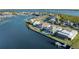 Beautiful waterfront homes are featured in this aerial shot of the community at 1702 4Th St E E St, Palmetto, FL 34221