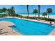 Luxury swimming pool next to the beach and gulf at 1800 Benjamin Franklin Dr # B308, Sarasota, FL 34236