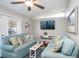 Inviting living room featuring comfortable seating and a bright, airy ambiance at 2213 Wason Rd, Sarasota, FL 34231