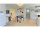The dining area features a table with stools and access to the kitchen at 2233 Beneva Ter # 2232, Sarasota, FL 34232
