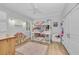 bedroom featuring bunk beds, hardwood floors, and natural light at 22354 Panther Loop, Bradenton, FL 34202