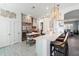 Modern kitchen with stainless steel appliances, large island, and custom cabinetry at 3707 5Th Ne Ave, Bradenton, FL 34208