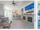 Open-concept living area featuring a modern kitchen and comfortable seating at 3707 5Th Ne Ave, Bradenton, FL 34208