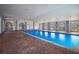 Bright indoor pool featuring ample natural light, high ceilings and plenty of room for swimming laps at 4134 63Rd E Ter, Sarasota, FL 34243