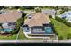 Beautiful home with a screened pool and a private dock on a scenic waterfront canal at 4624 Blue Marlin Dr, Bradenton, FL 34208