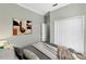 Neutral bedroom featuring a closet and modern decor at 4624 Blue Marlin Dr, Bradenton, FL 34208