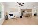 Open-concept living space featuring a modern kitchen, bright living room and hardwood floors at 6639 16Th N St, St Petersburg, FL 33702