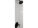 Updated shower with black hardware and accents at 6639 16Th N St, St Petersburg, FL 33702