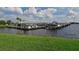 Deep water boat dock providing easy access to the Intracoastal Waterway and Gulf of Mexico at 910 Tidewater Shores Loop # 107, Bradenton, FL 34208