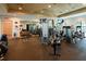 Fitness center has modern exercise equipment, mirrors, and large windows with natural light at 910 Tidewater Shores Loop # 107, Bradenton, FL 34208