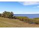 Beautiful water view from the property, framed by palm trees and lush greenery at 910 Tidewater Shores Loop # 107, Bradenton, FL 34208