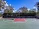 Community basketball court with a well-maintained surface and a clear blue sky backdrop at 16407 Daysailor Trl, Lakewood Ranch, FL 34202