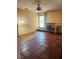 Cozy living room with fireplace and large window at 1862 Orangewood Ln, Sarasota, FL 34232