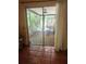 View from the living room of the outdoor patio at 1862 Orangewood Ln, Sarasota, FL 34232