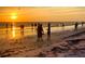 A crowded beach at sunset at 2039 Kai Dr, Sarasota, FL 34231