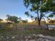 Scenic view of a verdant pasture, featuring wooden fencing and scattered trees under a clear blue sky at 28120 63Rd E Ave, Myakka City, FL 34251