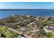 Aerial view of a neighborhood with beautiful bay views, lush landscaping and community charm in a desirable location at 3304 7Th Street W Ct, Palmetto, FL 34221