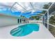 Screened-in pool area featuring an in-ground pool, deck, and fenced-in yard at 3304 7Th Street W Ct, Palmetto, FL 34221