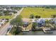 Aerial view of house with boat dock and large backyard at 4406 17Th W St, Palmetto, FL 34221