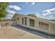 Exterior view of the home showing a large balcony, siding, windows and canal views at 4406 17Th W St, Palmetto, FL 34221