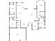 Detailed floor plan showcasing the layout of the home, including bedrooms, bathrooms, and living spaces at 4820 Coastal Days Ln, Bradenton, FL 34211