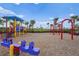 Colorful playground with swings and climbing structures, great for Gathering fun at 4820 Coastal Days Ln, Bradenton, FL 34211