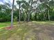Spacious backyard with scattered trees and foliage in the desirable Imperial Lakes community at 5910 Majestic Way, Palmetto, FL 34221