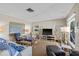 Comfortable living room with stylish furnishings, a flat-screen TV, and natural light at 7122 11Th W Ave, Bradenton, FL 34209
