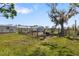 View of a metal barn with horse pens, with plenty of space for livestock and agricultural pursuits at 7150 Richardson Rd, Sarasota, FL 34240