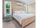 Bright bedroom featuring a comfortable bed, side tables and natural light at 111 Faubel St, Sarasota, FL 34242