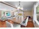 Bright dining room with table, seating for six, and natural light at 111 Faubel St, Sarasota, FL 34242