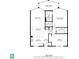 Detailed floorplan showcasing the layout of the home's living spaces, bedrooms, and bathrooms at 1250 N Portofino Dr # 203, Sarasota, FL 34242