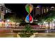 The iconic and colorful 'Embracing Our Differences' sculpture in the evening at 1422 19Th St, Sarasota, FL 34234