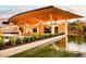 Botanical garden with a stunning structure reflected in a pond at 1426 19Th St, Sarasota, FL 34234