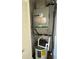 Close-up of the Trane HVAC system and water heater at 2632 Hidden Lake N Dr # E, Sarasota, FL 34237