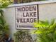 Community entrance sign for 