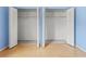 Spacious closet with double doors, wire shelving, and ample storage space at 3908 Panola Ln # 193, Sarasota, FL 34232