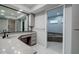 Bathroom vanity with double sinks at 4662 Long Lake Dr, Sarasota, FL 34233