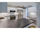 Contemporary kitchen boasting sleek countertops, stainless steel appliances, and ample cabinet space at 4662 Long Lake Dr, Sarasota, FL 34233